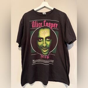 VINTAGE Delta Pro Weight ALICE COOPER GOES TO HELL Men’s XL T SHIRT